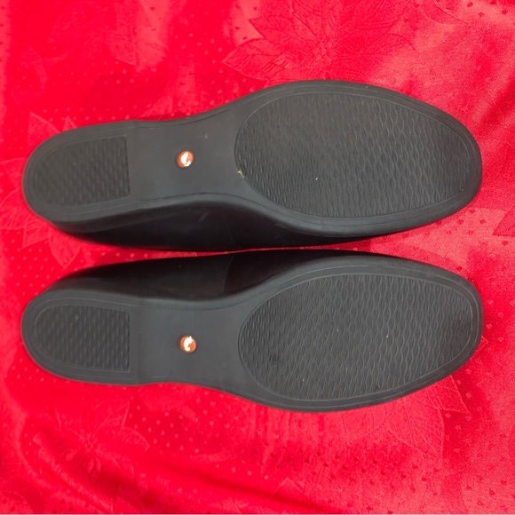 NWOT Clark’s unstructure Sz10 women’s black leather flats - Picture 5 of 7